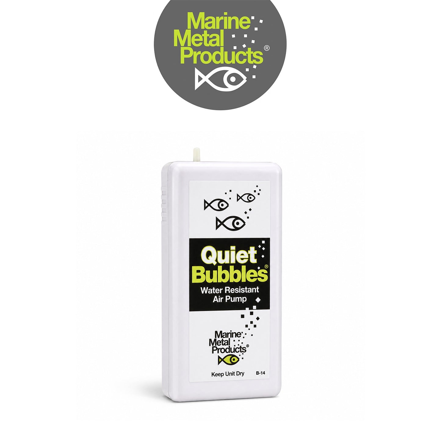 Marine Metal Quiet Bubbles Noise-Reducing Live Bait Aerator
