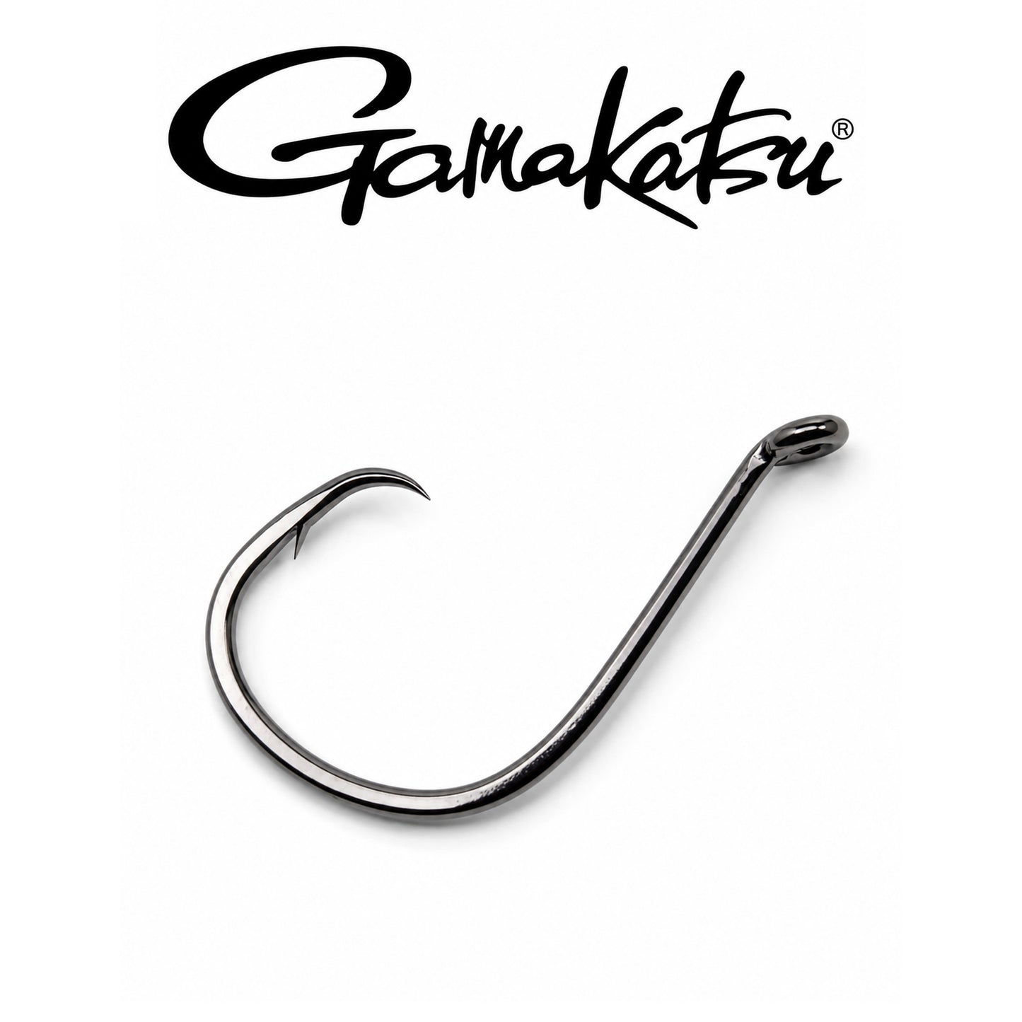 Gamakatsu Big Cat Circle NSB Nickel Silver Black Fishing Hook
