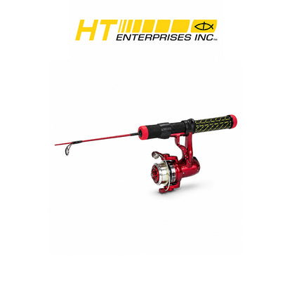 HT Red Hot 24" Ultra Light Spinning Combo with OPT-101R Reel, 1BB and Line