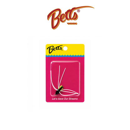 Betts Stone Fly Fishing Lure Size 10 Black and  White