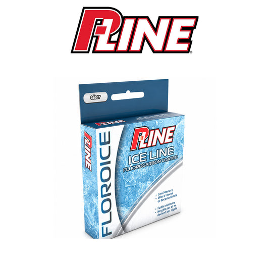 P-Line FloroIce 100-Yard Ice Fishing Line - FCI