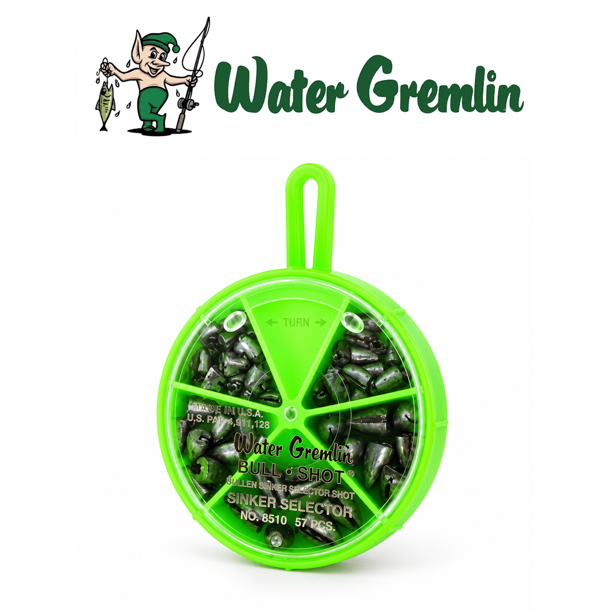 Water Gremlin 10BS Bull-Shot™ Fishing Sinkers – Precision Weights for Finesse Fishing