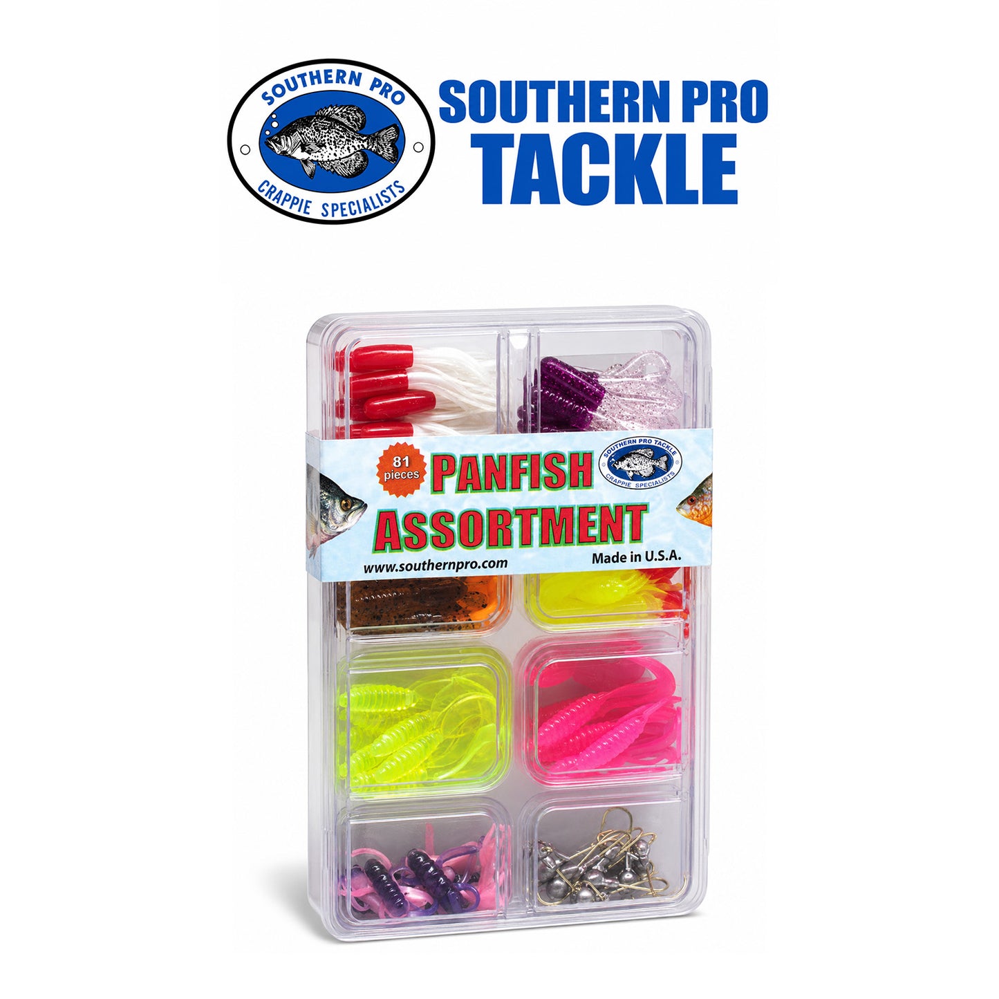 Southern Pro Lit’l Hustler 81-Piece Crappie Fishing Lure Kit