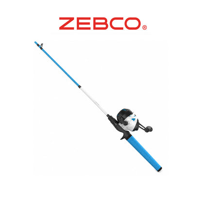 Zebco Roam 6'0" Spincast Combo – Blue Medium Power Rod & Reel