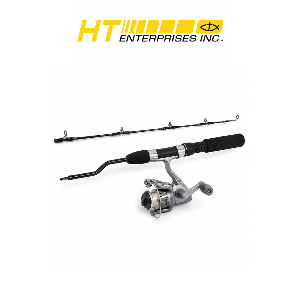 HT Slick Ice 28" Light Action Ice Fishing Combo with IS-502S 2BB Reel