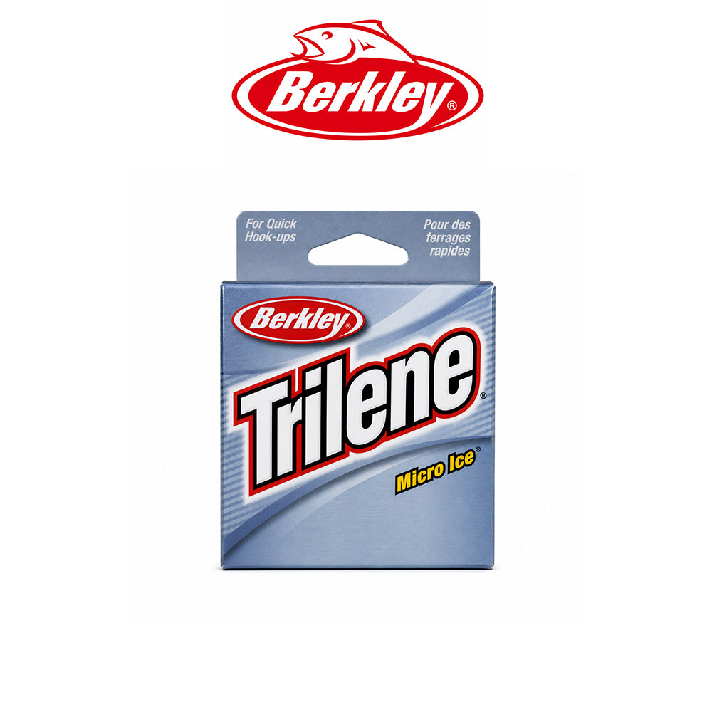 Berkley Trilene Micro Ice Fishing Line – Clear Steel, 6lb Test