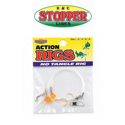 k&E Perch & Crappie Rig Assorted Fishing Rig with Hooks, Beads & Small Lures