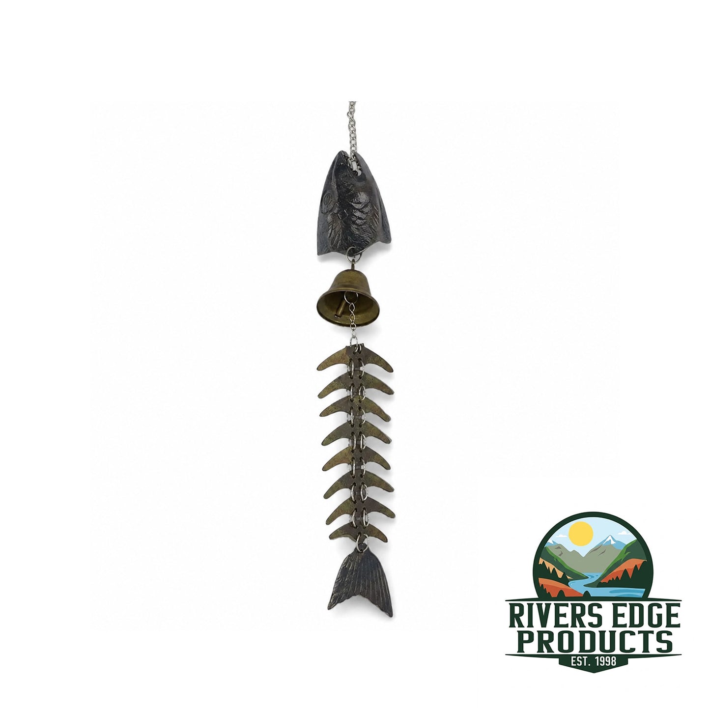 Rivers Edge Fish-Themed Wind Chime