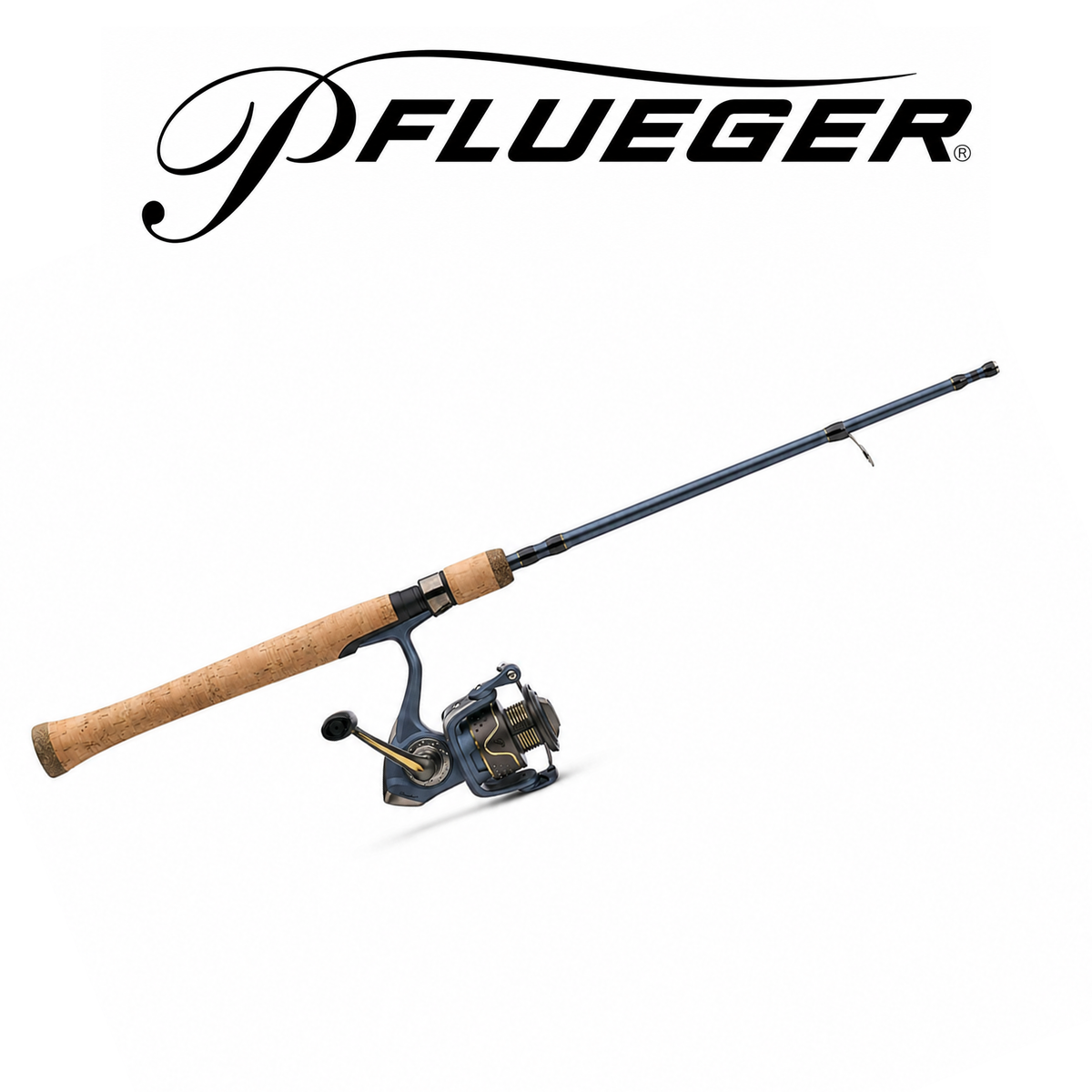 Pflueger President Spinning Combo Reel Size 30 Right/Left Hand Retrieve