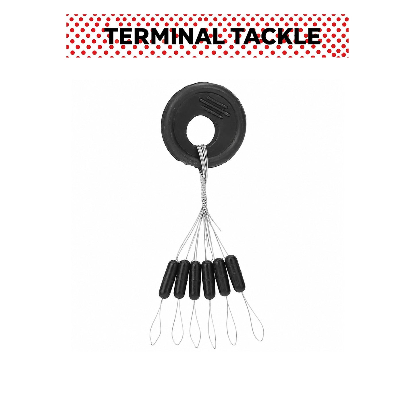 Rubber Fishing Stops Size 3 for 8–12 lb Line