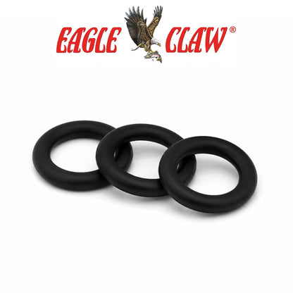 Eagle Claw Lazer Sharp Wacky Rig O-Rings 25 Piece Fishing Accessories