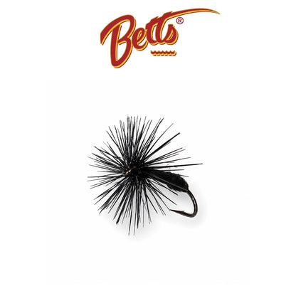 Betts Perfect Black Ant Size 12 Black Fishing Fly
