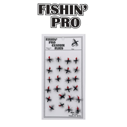 Fishin' Pro Hackled Ant FP ANT Freshwater Fishing Fly