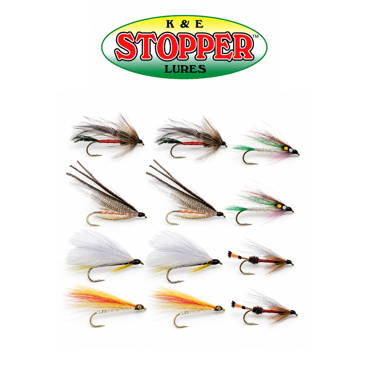 K&E Medium Wet Fly Assortment 5 Pack
