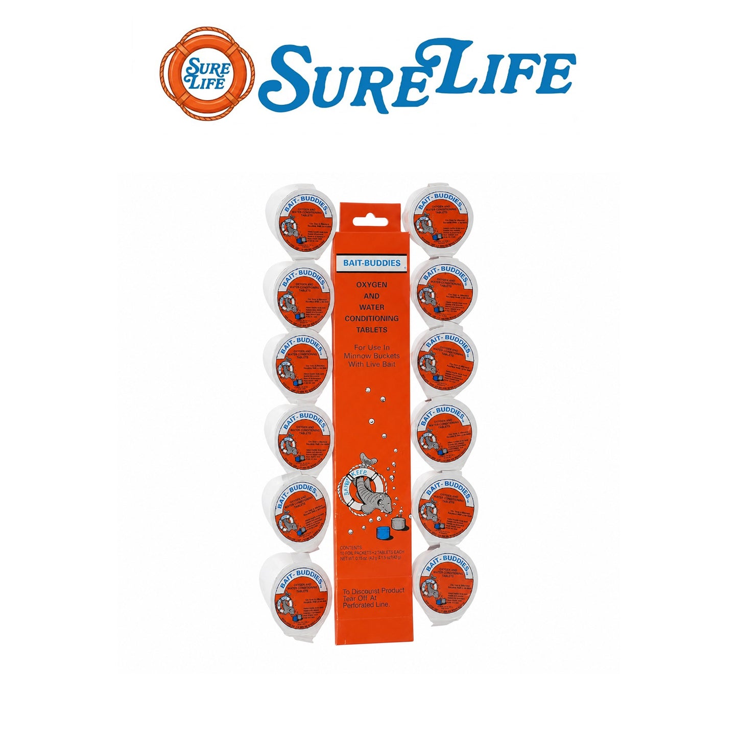 SureLife Bait Buddy Oxygen Tablets for Live Bait Care