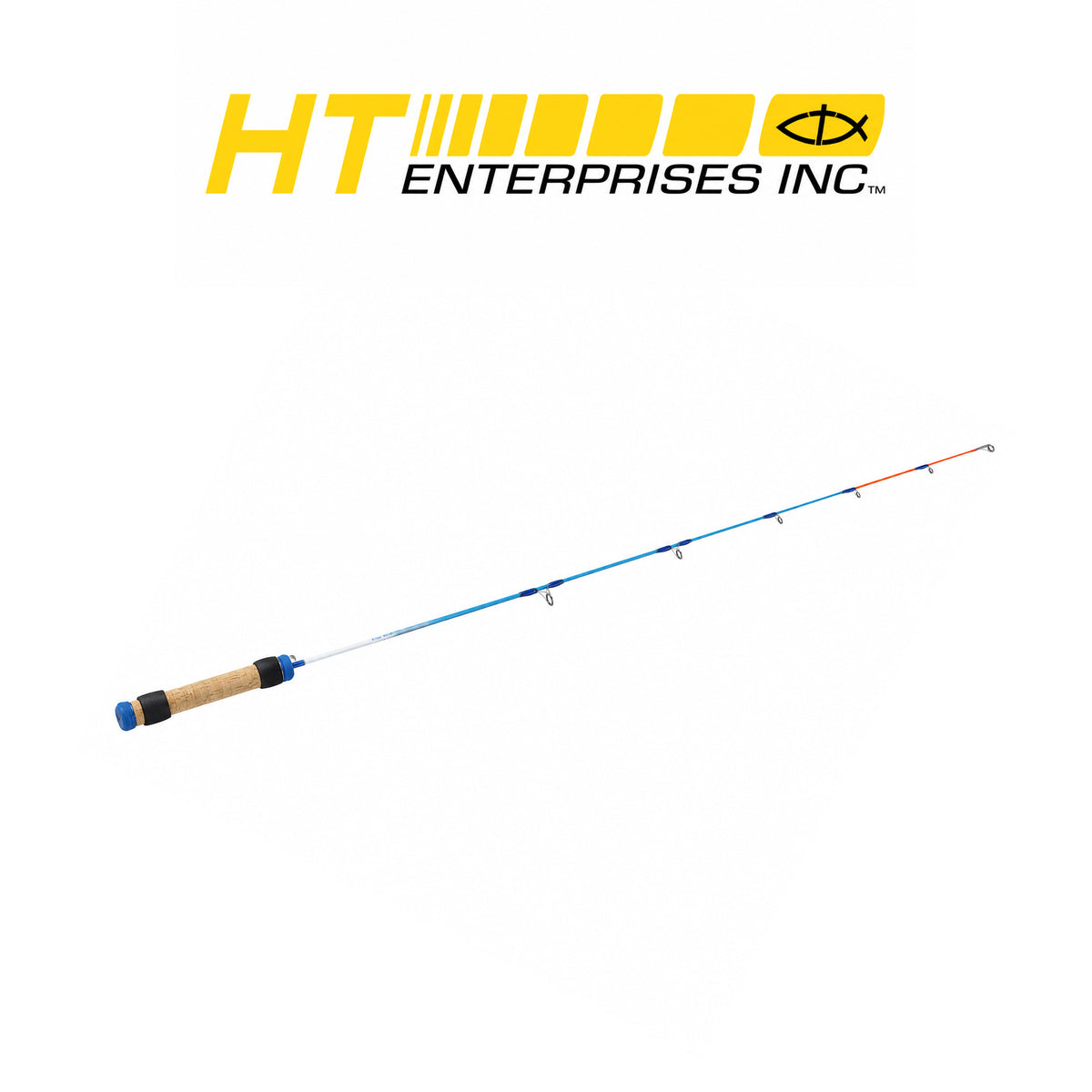 HT Ice Blue Professional 26" Ultralight Cork Ice Fishing Rod