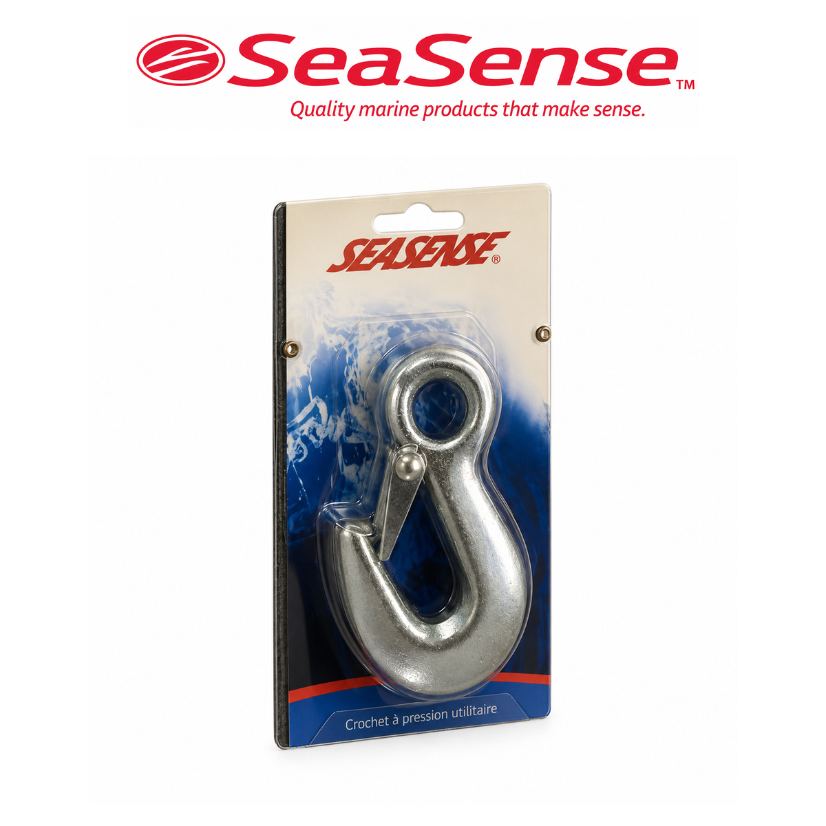 Heavy-Duty 4" Snap Hook – Durable Quick-Connect Utility Hook