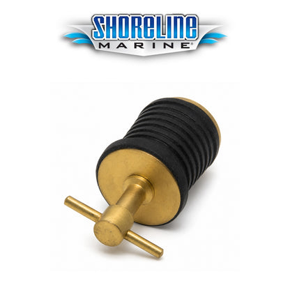 Shoreline Marine 1" Brass Twist Drain Plug