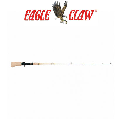 Eagle Claw Featherlight 4'10" Ultra-Light 2-Piece Glass Casting Rod