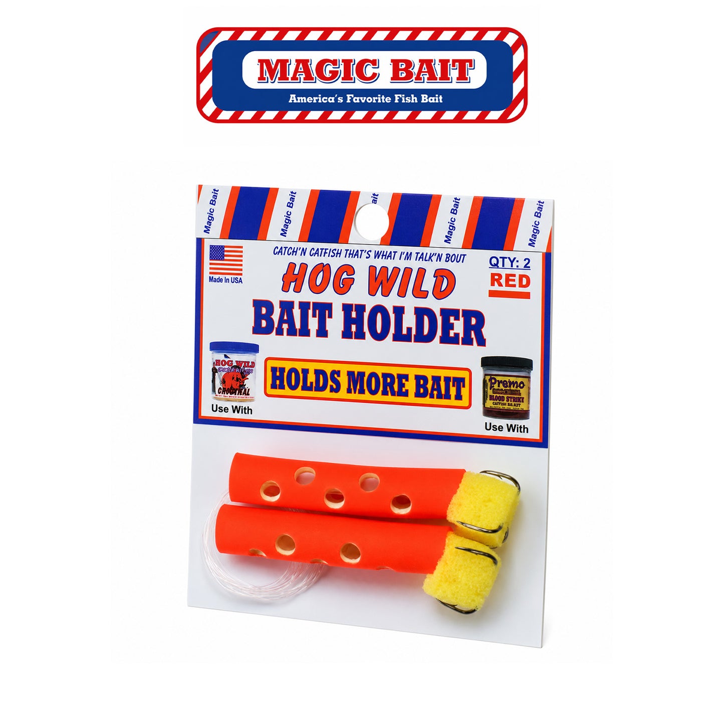 Magic Bait Holder - Red