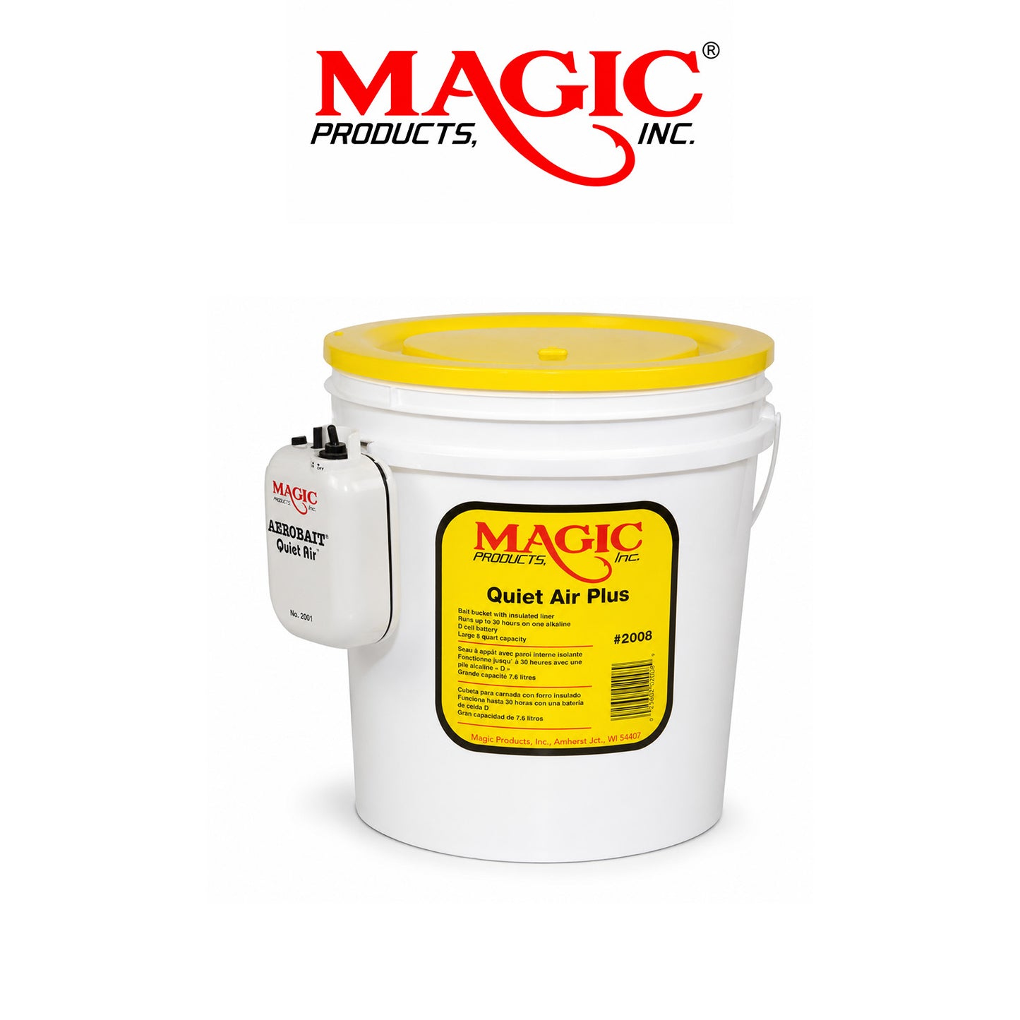 MAGIC PRODUCTS Quiet Air Plus Bucket 8 Qt / 10 Qt