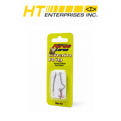 HT Chain Rig CR-2 with #12 Blood Red Treble Hook