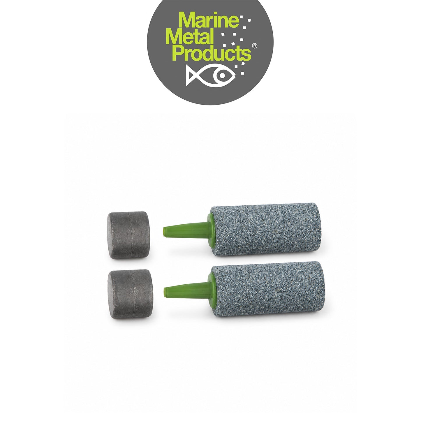 Marine Metal Weighted Air Stones for Bait Buckets, Live Wells &  Aquariums – Pair