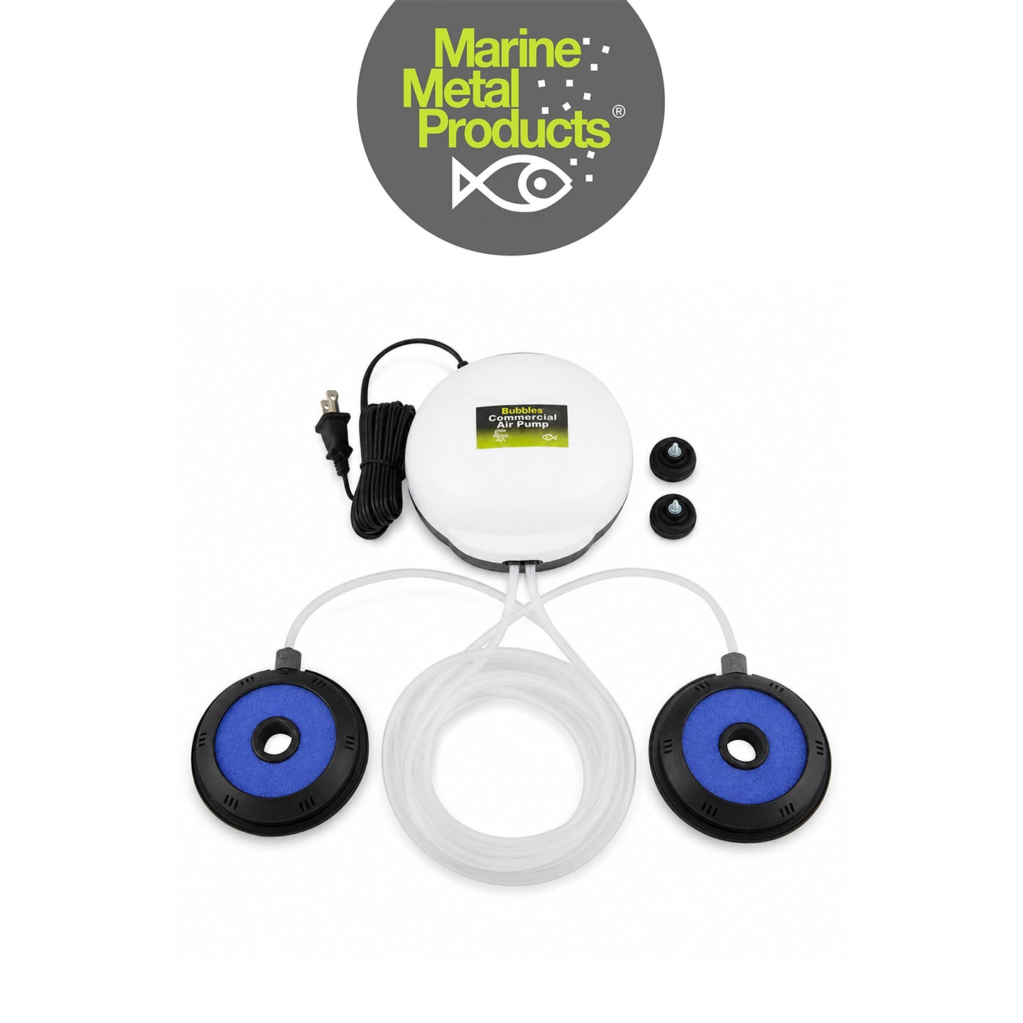 Marine Metal A-3 Commercial Air Pump Kit for Live Bait & Aeration