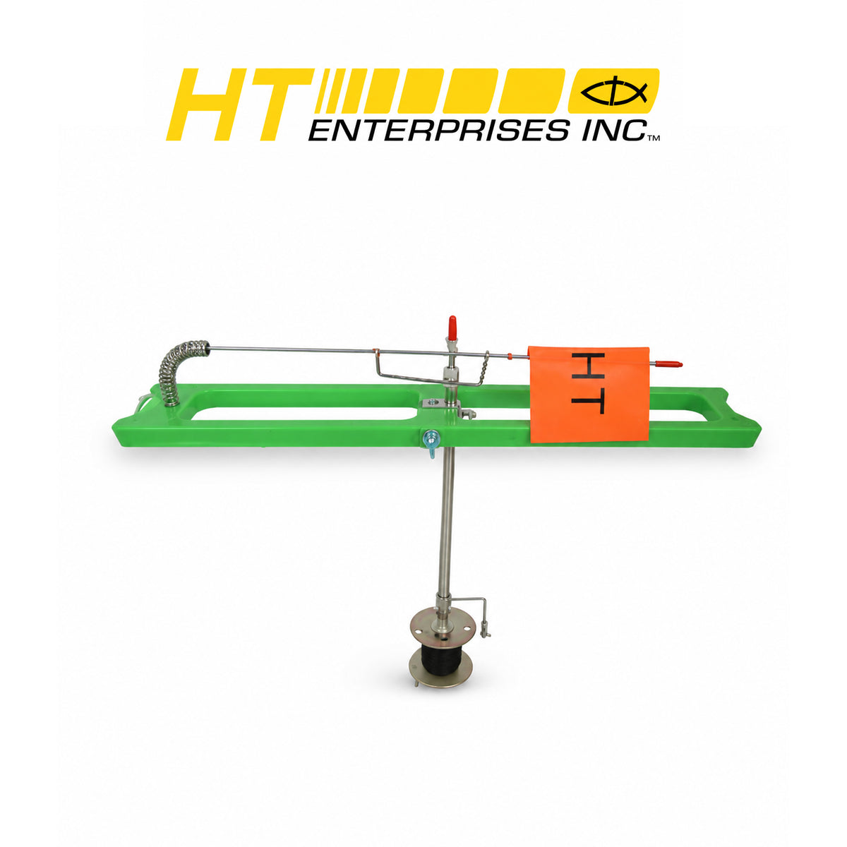 HT Hot Green Predator Ice Fishing Tip-Up