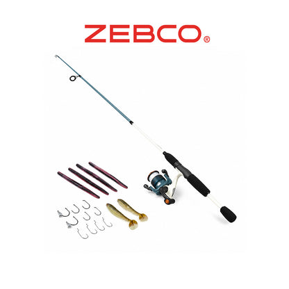Zebco Custom Z Strike King Spinning Combo – 6'6" 2-Piece Medium Rod