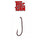 Tru Turn Double Bait Baitholder Hook Size 1-10 Blood Red