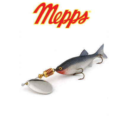 Mepps Comet Mino Fishing Lure Silver / Silver Perch