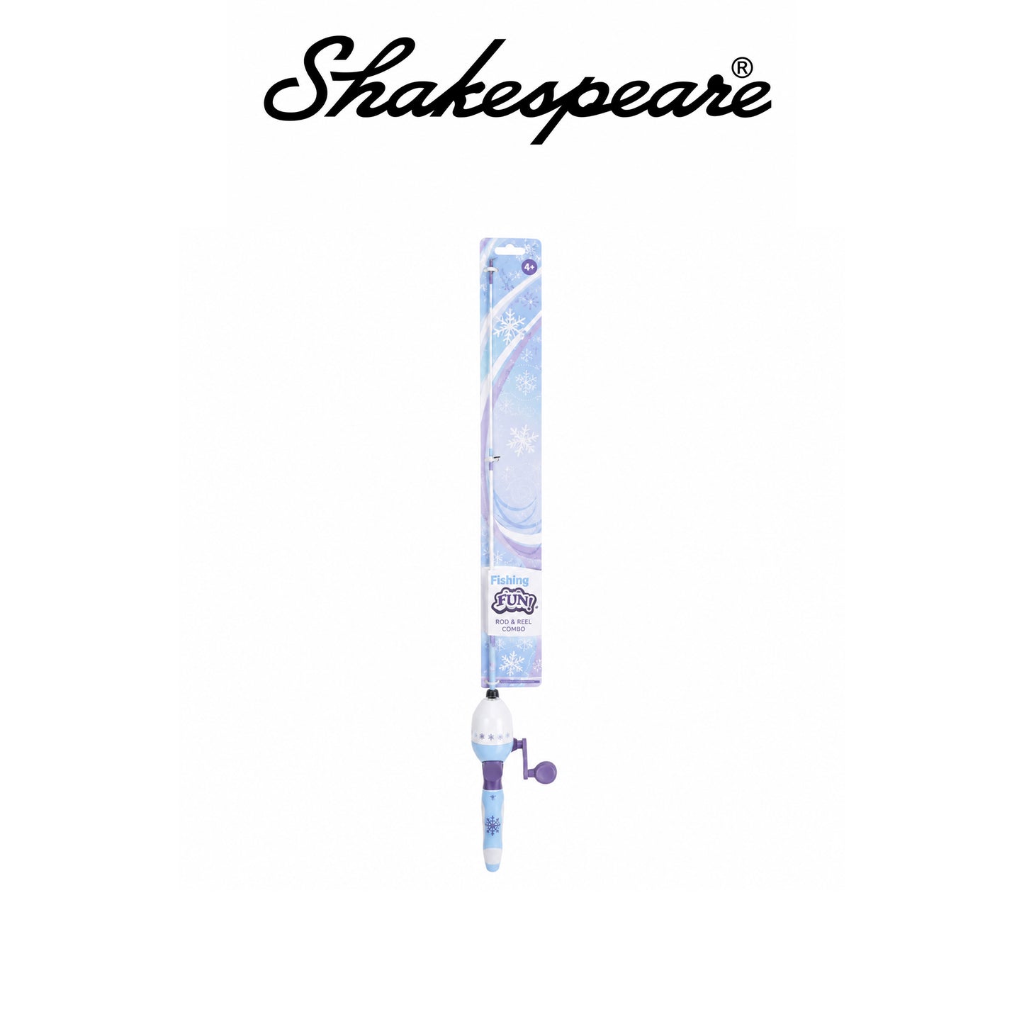 Shakespeare Disney Frozen II Spincast Rod & Reel Combo – Size 5 Reel, 3.1:1 Gear Ratio