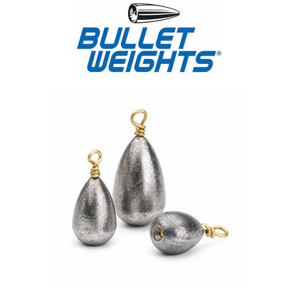Bullet Weight Bass Casting Fishing Sinkers – Bulk Bag, 1–3 oz