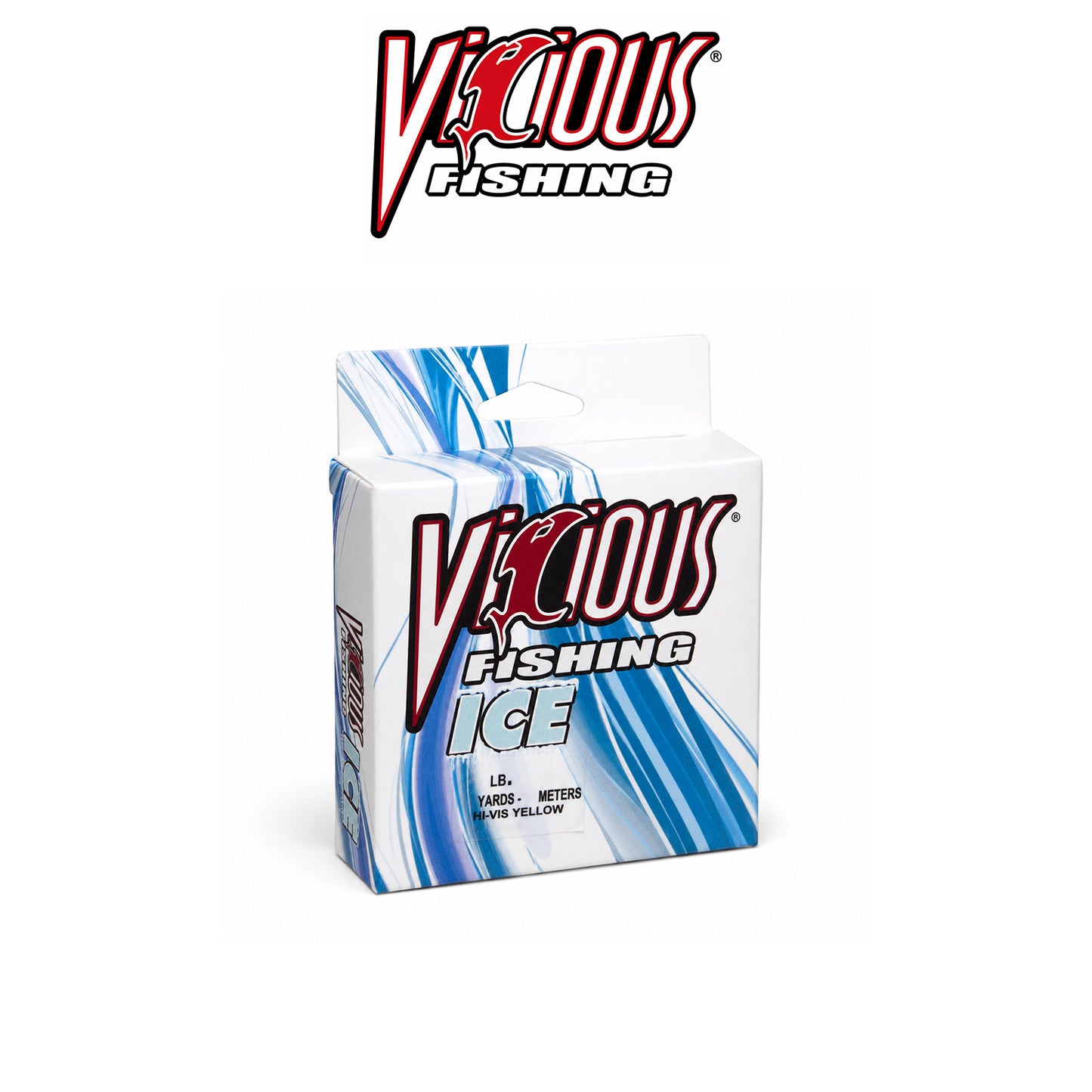 Vicious Panfish Ice Fishing Line 2,3,4 lb Clear & Hi-Vis Yellow