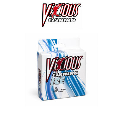 Vicious Panfish Ice Fishing Line 2,3,4 lb Clear & Hi-Vis Yellow
