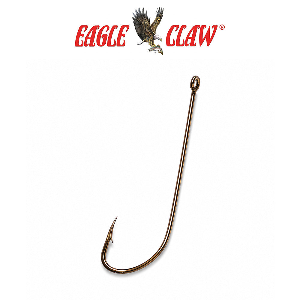 Eagle Claw 2X Long Offset Fishing Hooks 5-Pack