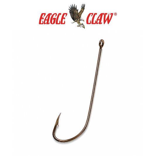 Eagle Claw 2X Long Offset Fishing Hooks 5-Pack