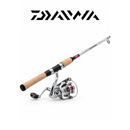 Daiwa Crossfire 2-Piece 7' Medium Spinning Combo 3000 with Smooth Adjustable Drag
