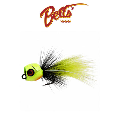 Betts Fat Gnat Size 10 Chartreuse Fishing Fly