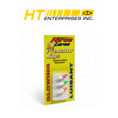 HT Glow Grub Lures Assortment 12A