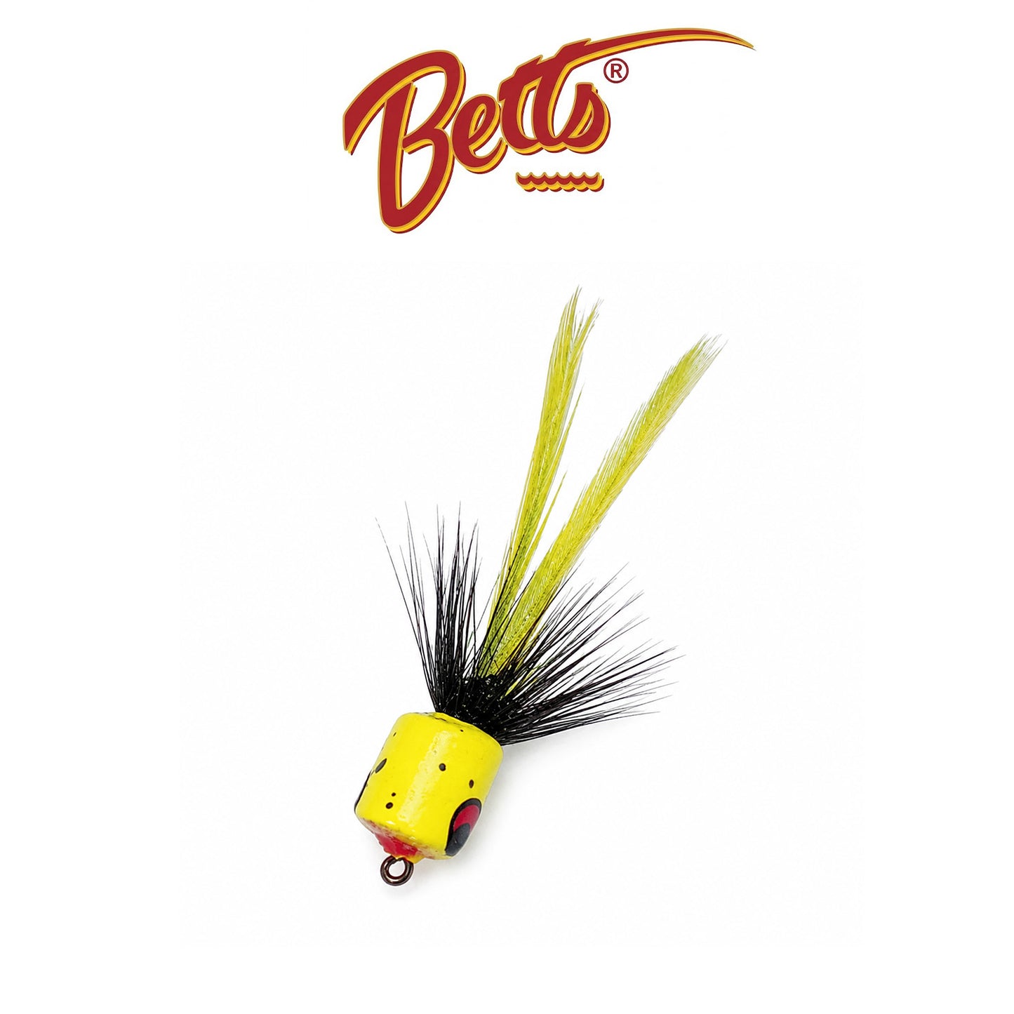 Betts Fat Gnat Size 12 Yellow Fishing Fly