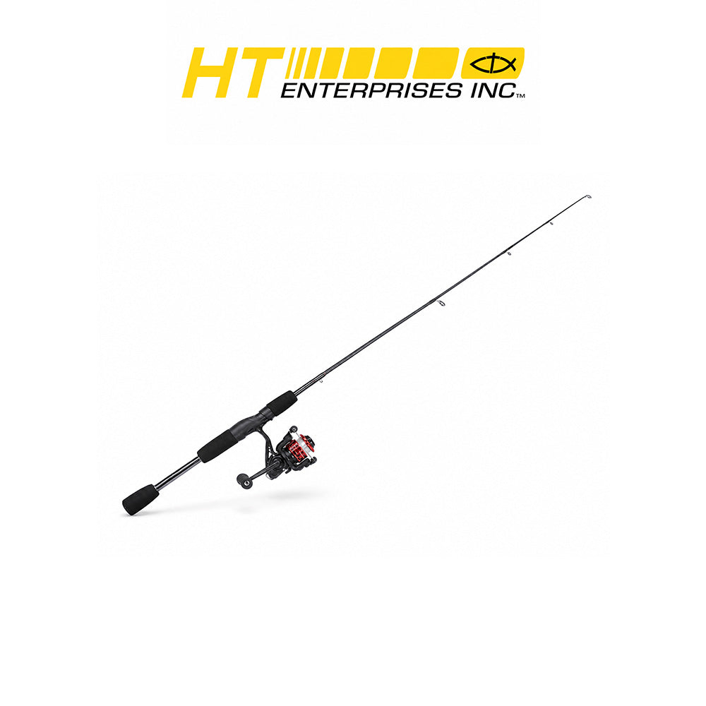HT First Cast Pro 6' Medium Spinning Combo 2-Piece Fishing Rod with EVA Handle