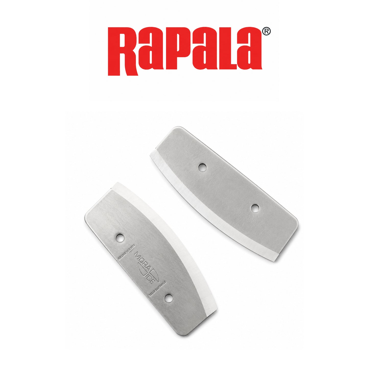Rapala Mora Durable Steel Hand Auger Blades for Ice Fishing