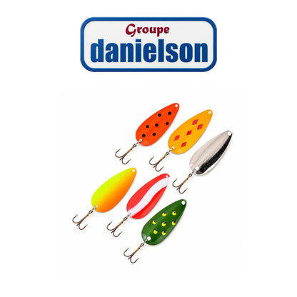 Danielson DN Mini Mite Spoon 6-Piece Premium Fishing Lure Set
