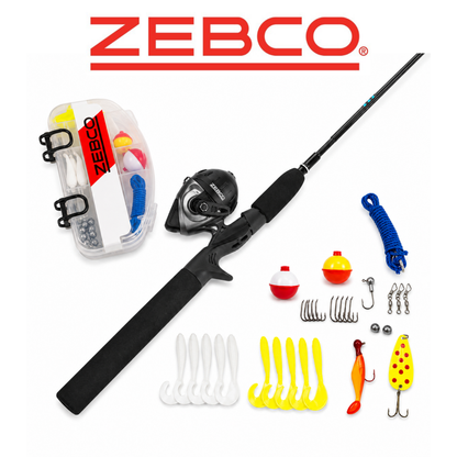 Zebco Ready Tackle Spincast Fishing Combo