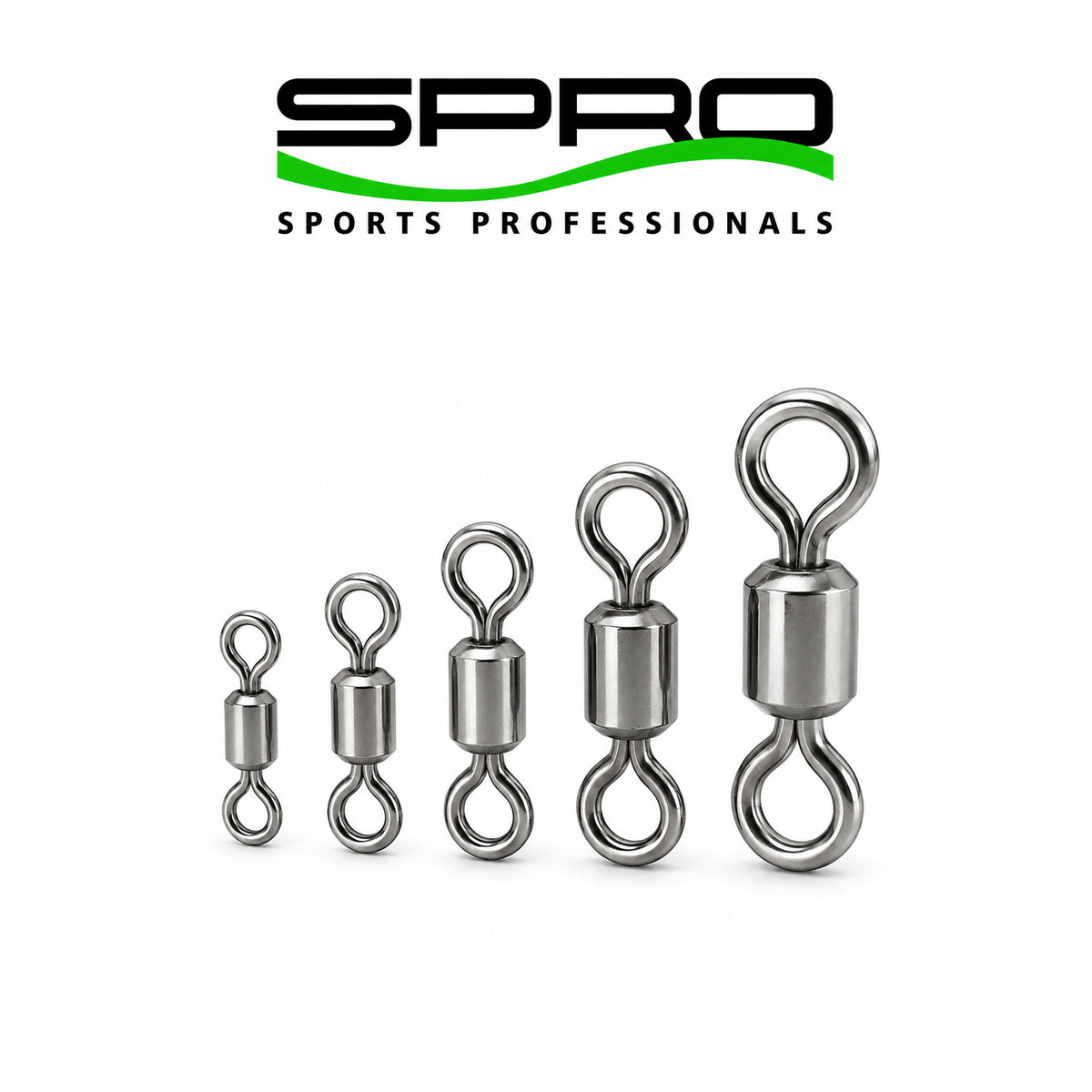 Spro Power Swivel Black – 10 Pack