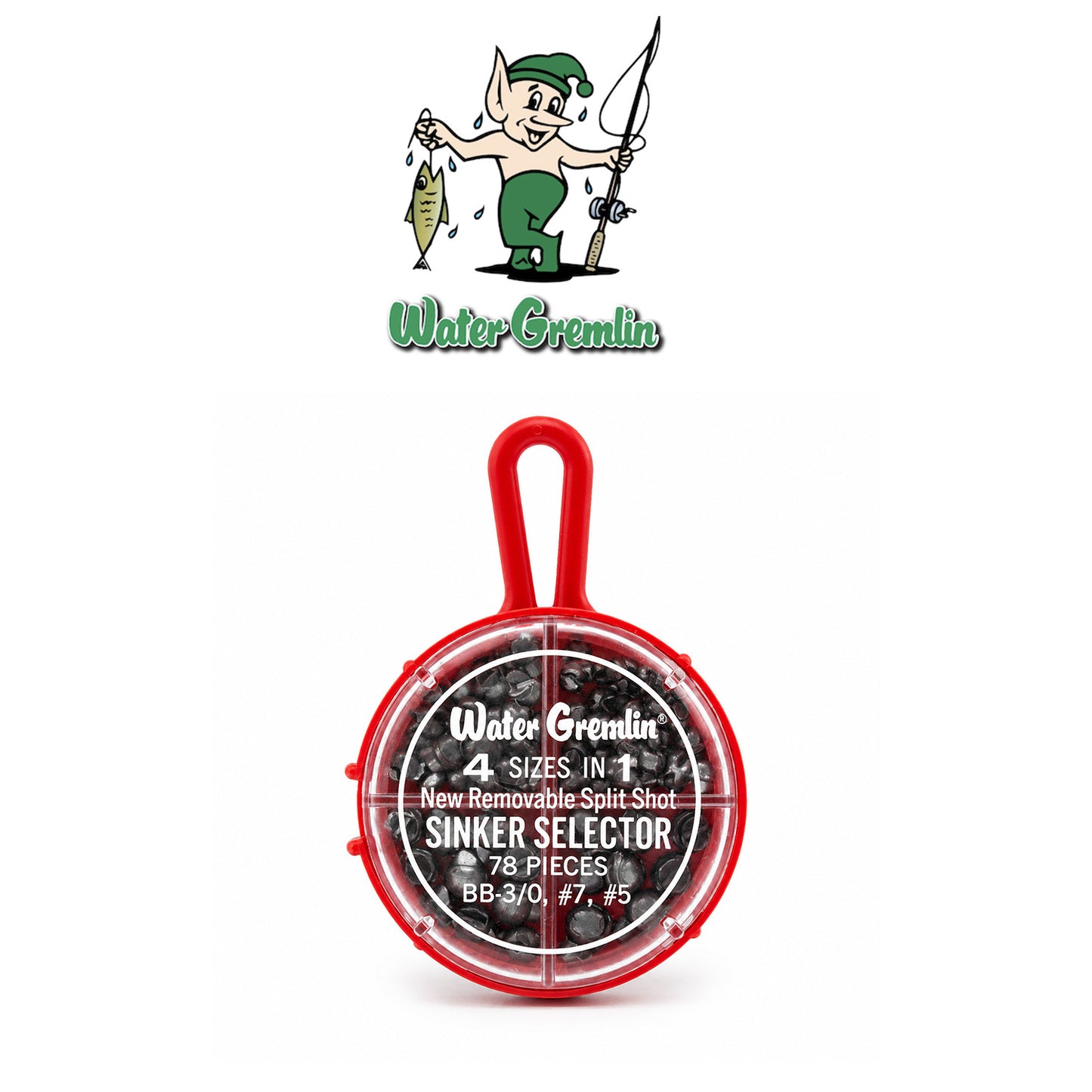 Water Gremlin Split Shot Sinker Selector – 4 Sizes