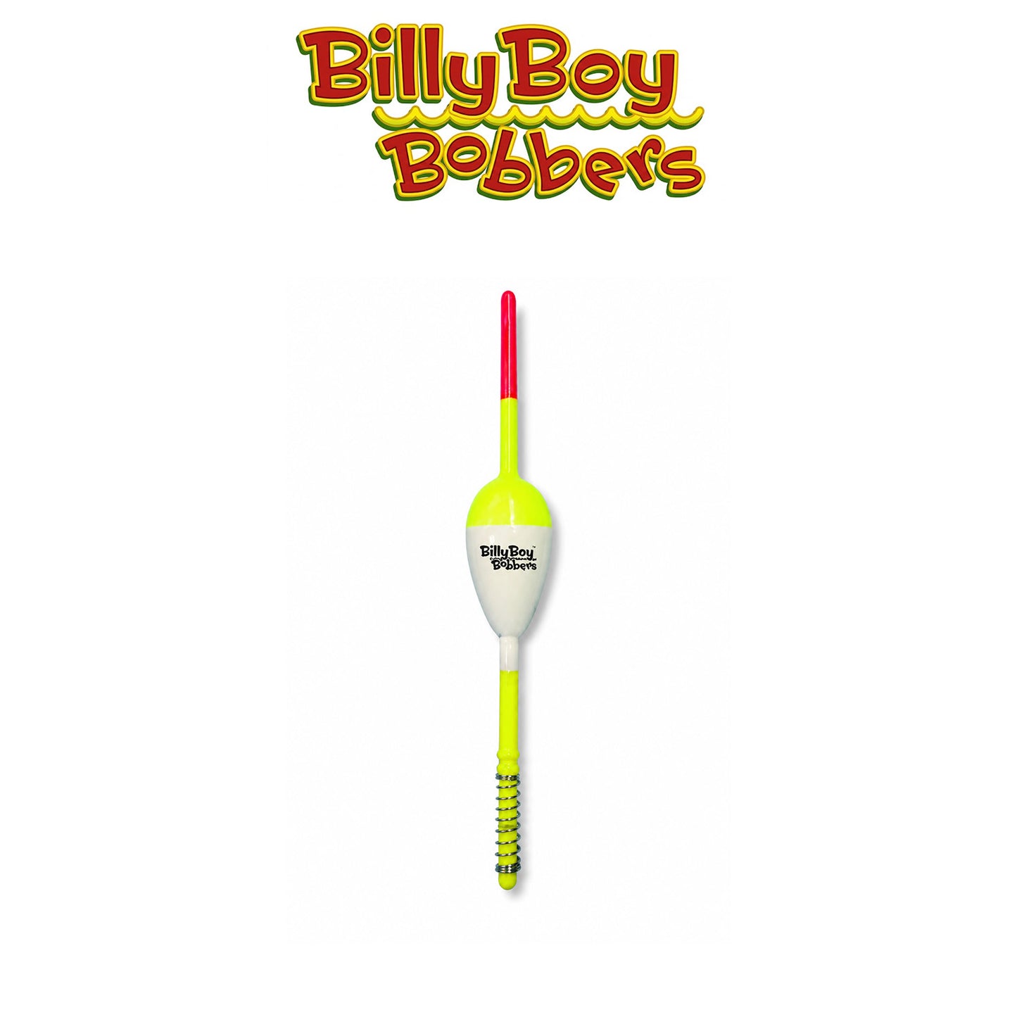 Billy Boy 1" White Lighted Balsa Spring Oval Float - 2 Pack