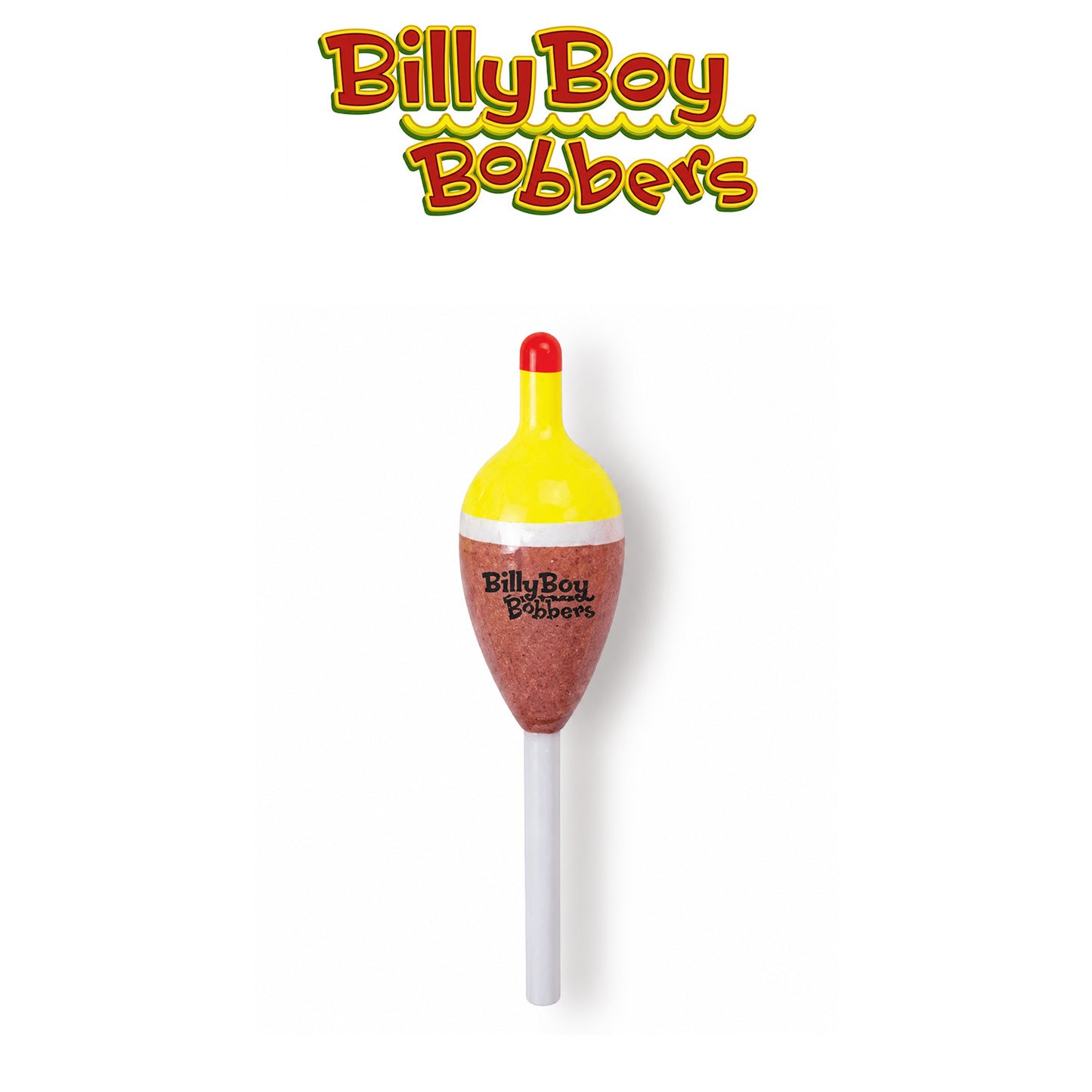 Billy Boy Balsa Spring Bobbers 0.5" White Cylinder Unweighted 18-Pack